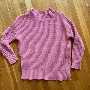Aerie pink sweater, size XS